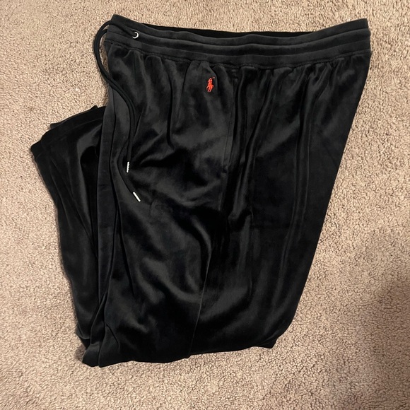 New Polo Ralph Lauren velour pajama pants sz x large - Picture 1 of 5